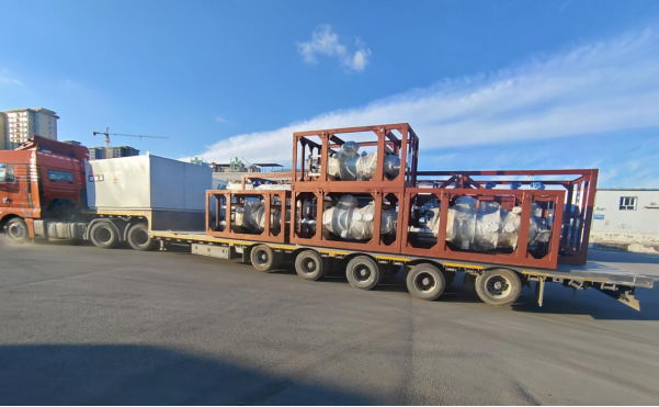 Проект газовой автодороги/железной дороги Кашаган в Каз